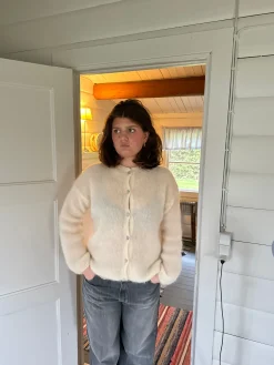Jamilla mohair cardigan - Off white