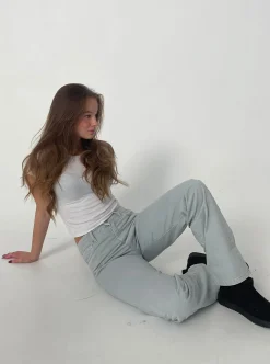 Josie jeans - Lysegrå