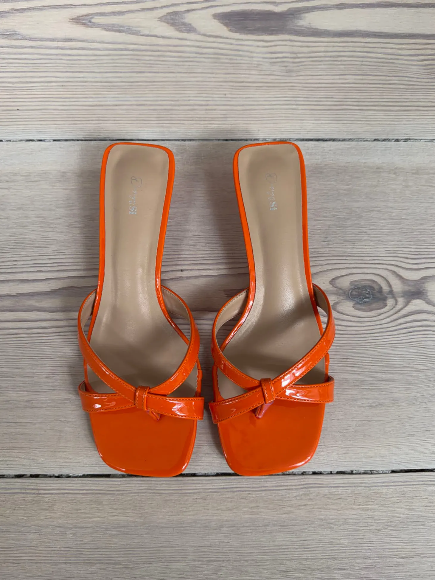 Joule sandaler med hæl - Orange