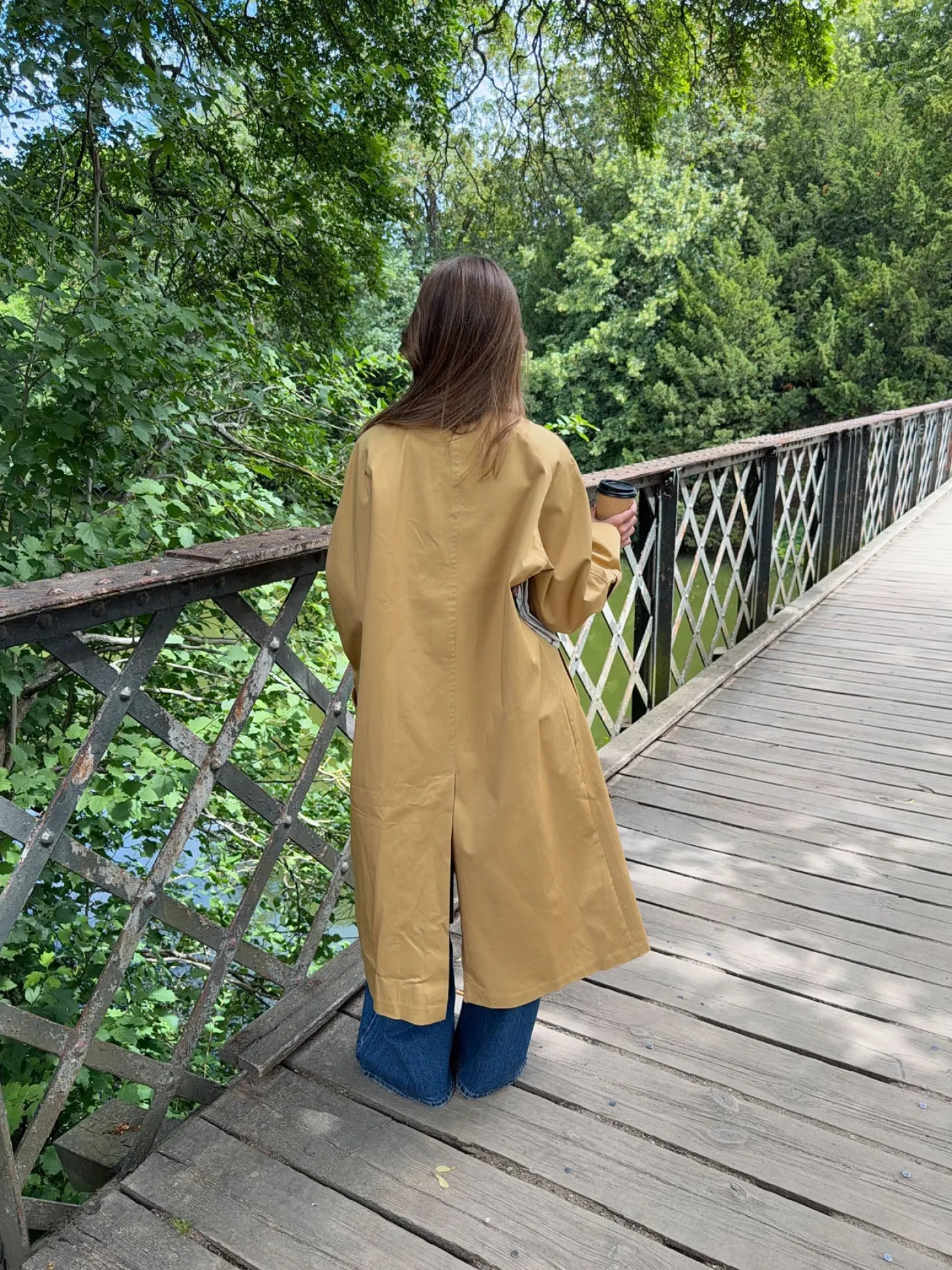 Jujava trenchcoat - Gul