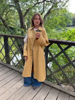 Jujava trenchcoat - Gul