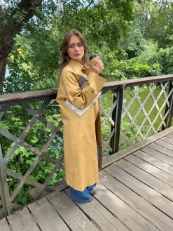 Jujava trenchcoat - Gul