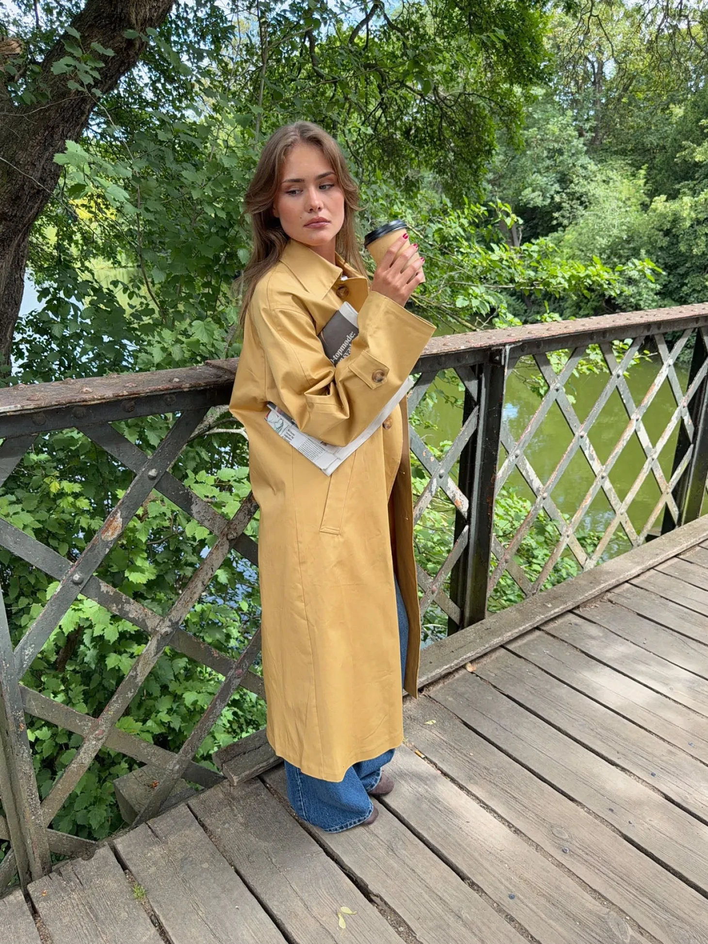 Jujava trenchcoat - Gul