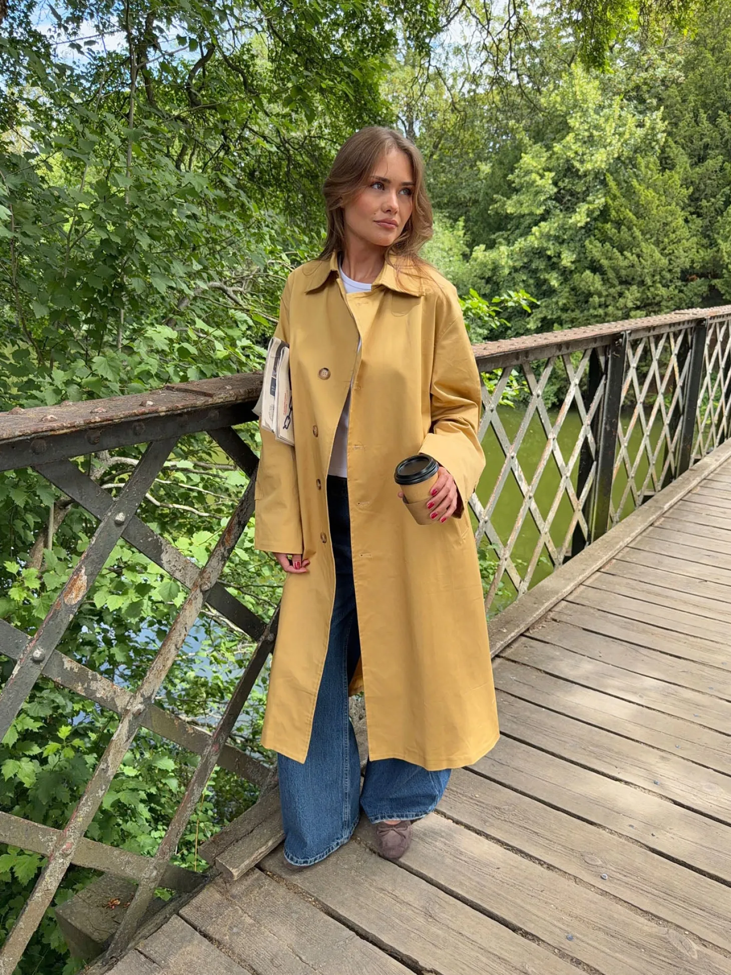 Jujava trenchcoat - Gul