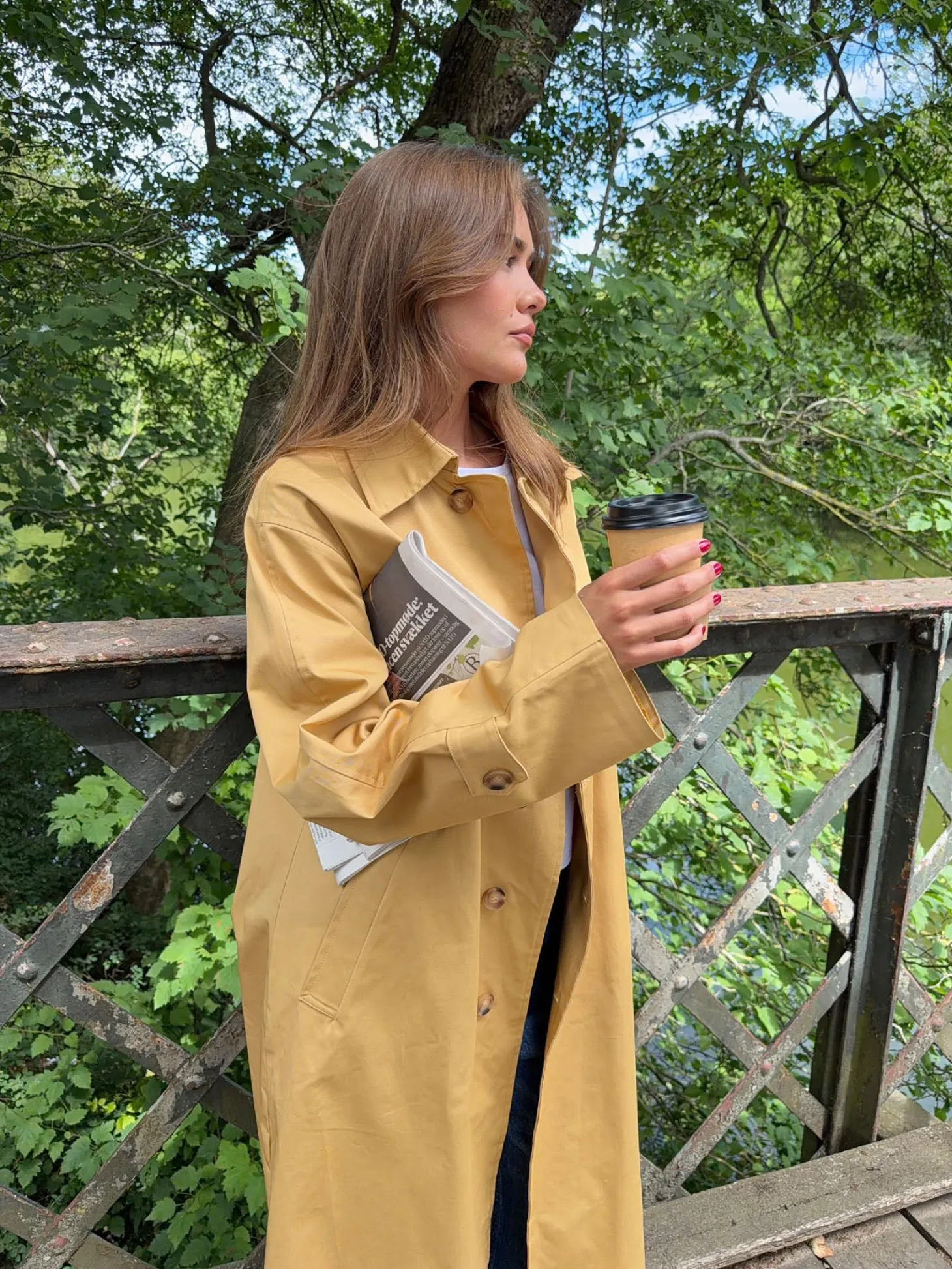 Jujava trenchcoat - Gul