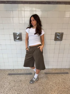 Kaline bermudashorts - Kaki