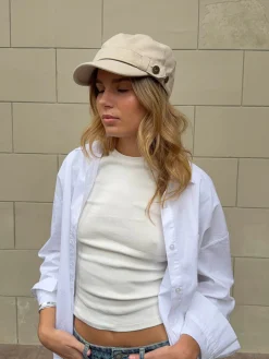 Kammi kasket med detaljer - Lys beige