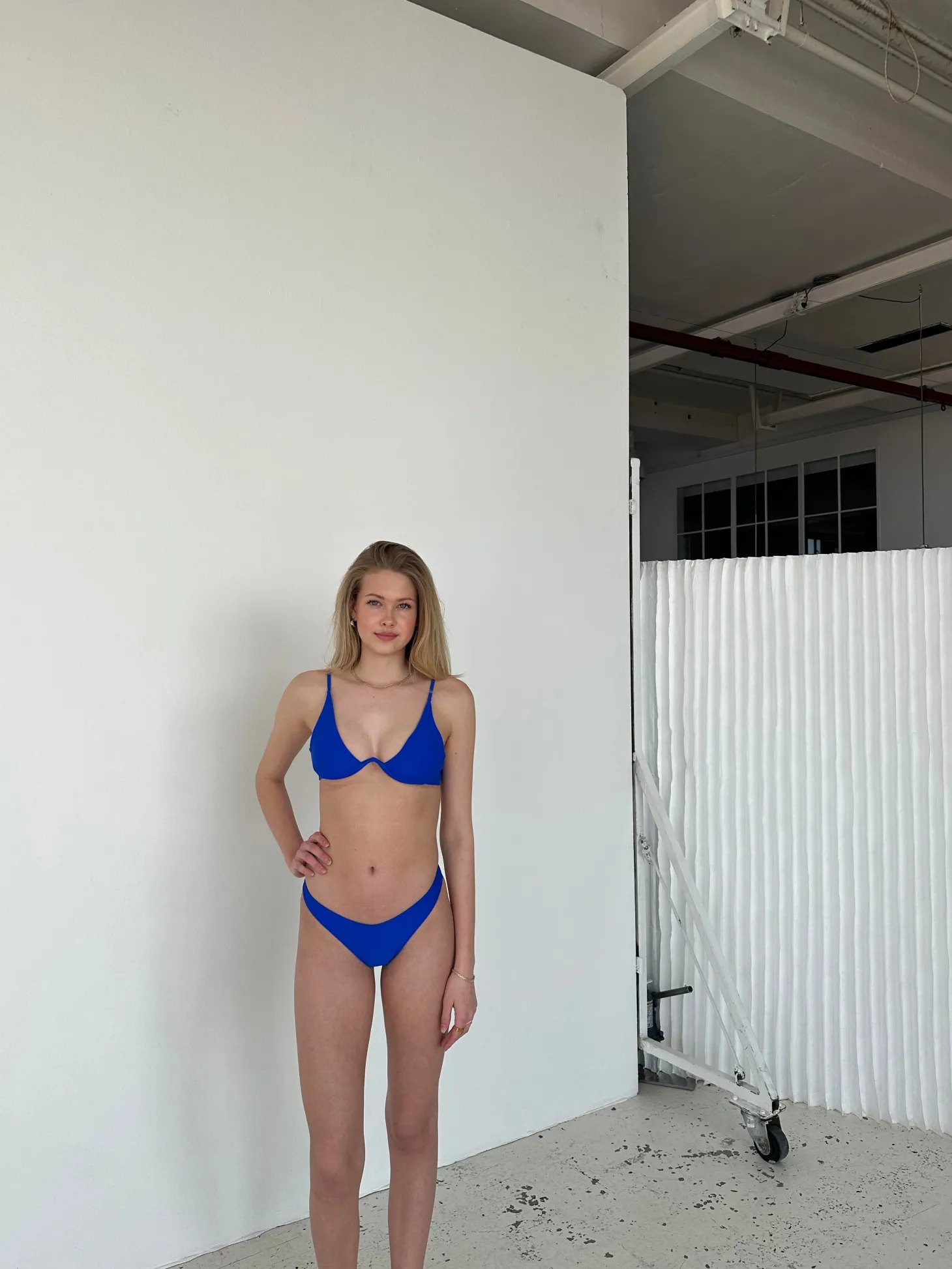 Kanvas bikini - Blå