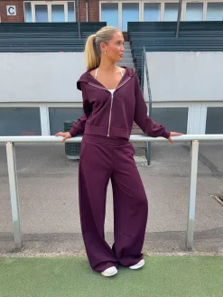 Kat sweatpants - Mørkelilla