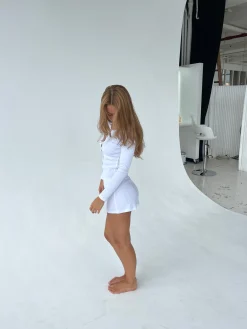 Kaya pointelle shorts - Hvid