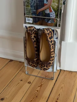 Leonia ballerina med leopard - Brun