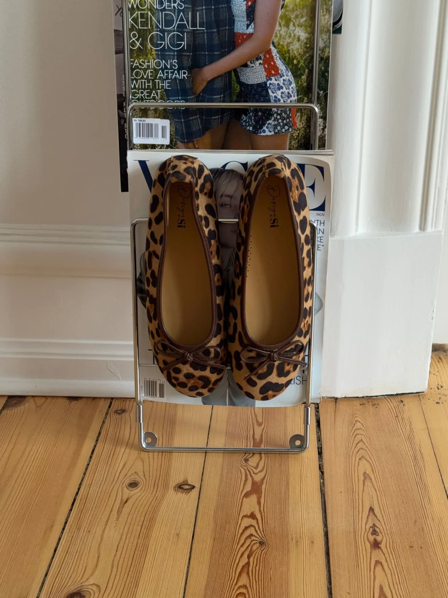 Leonia ballerina med leopard - Brun
