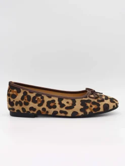 Leonia ballerina med leopard - Brun