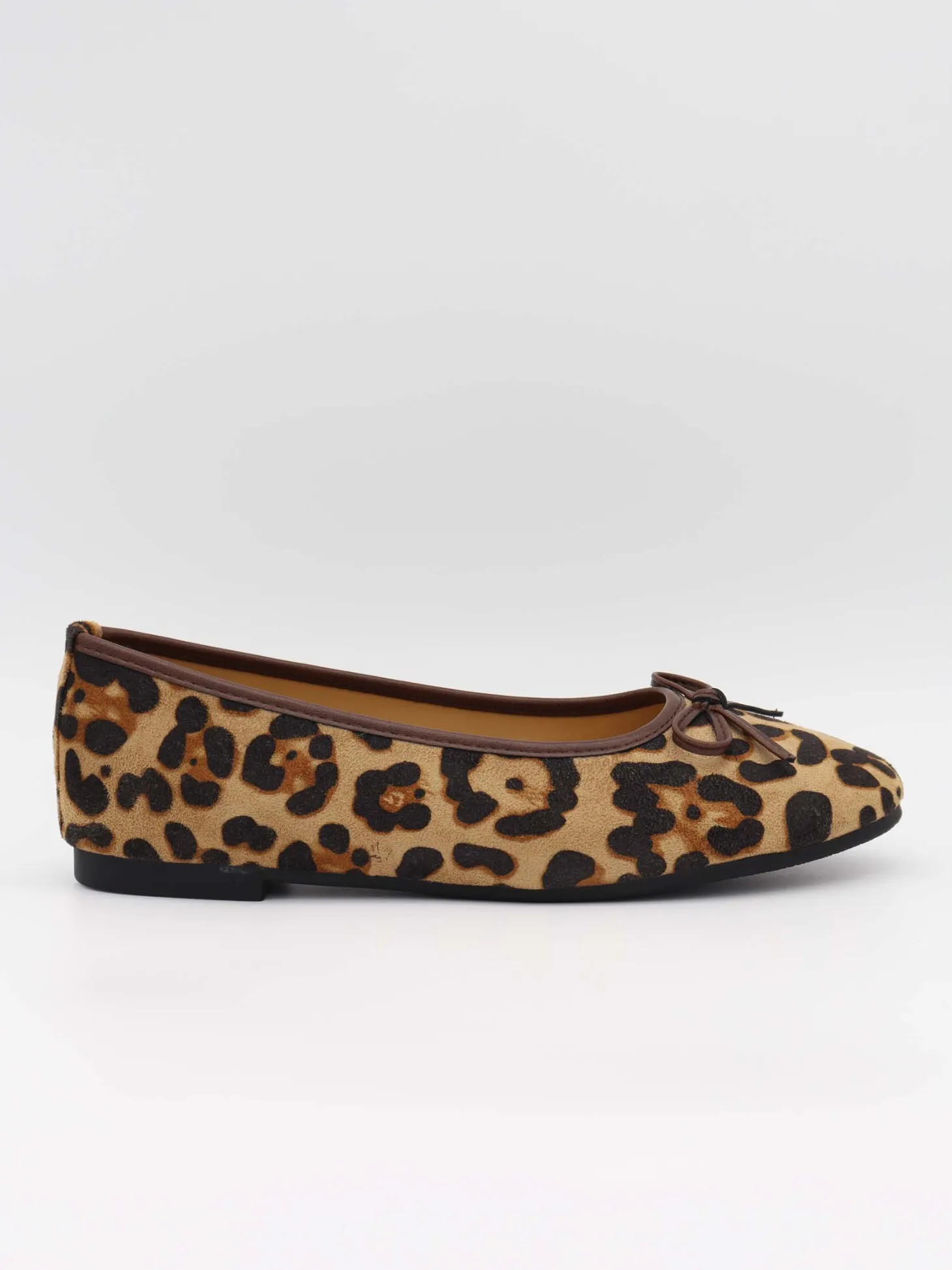 Leonia ballerina med leopard - Brun