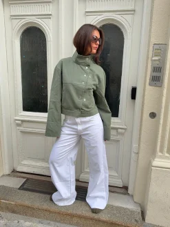 Lineana jeans med blonder - Hvid