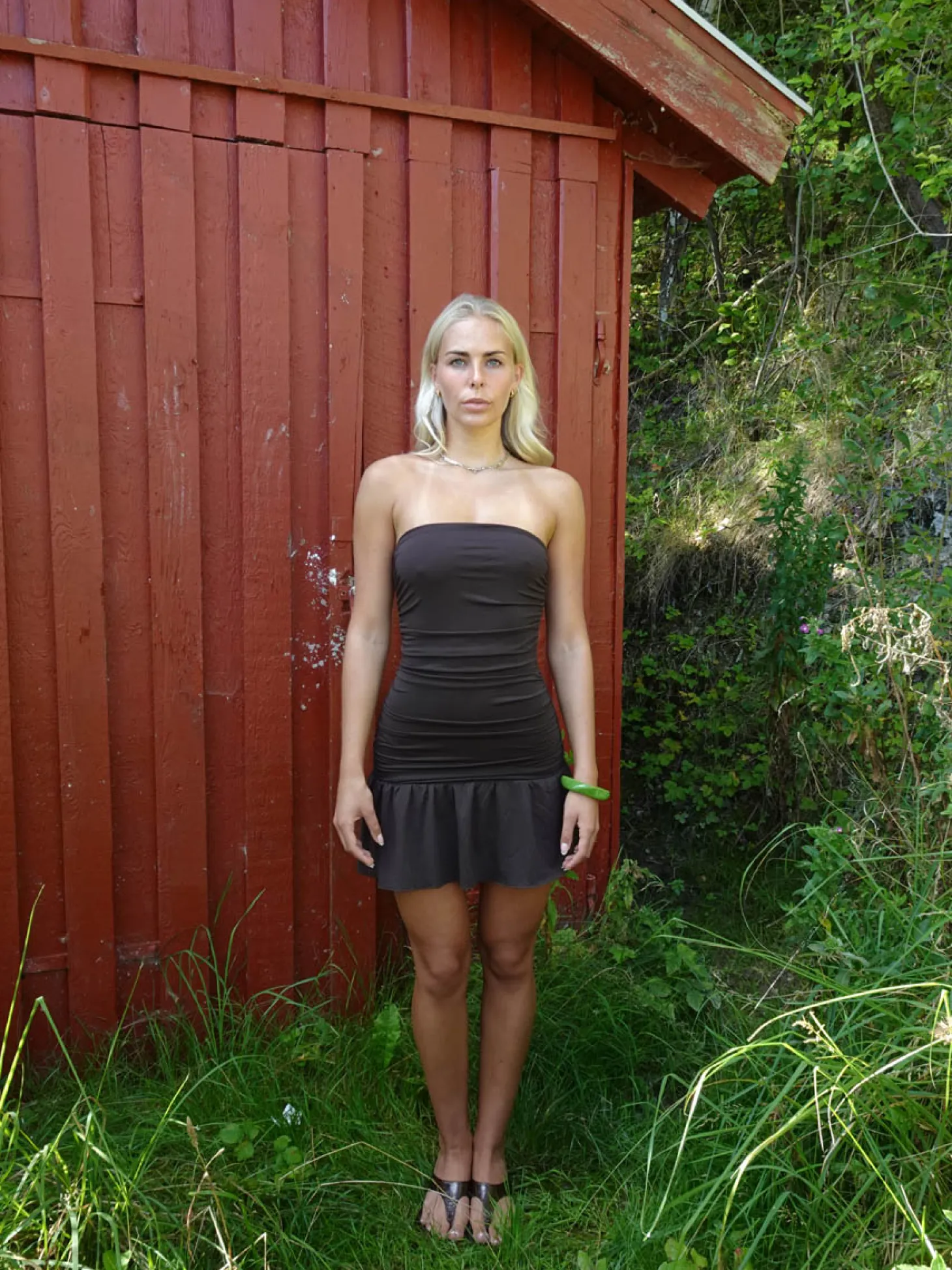 Lollie minikjole - Brun