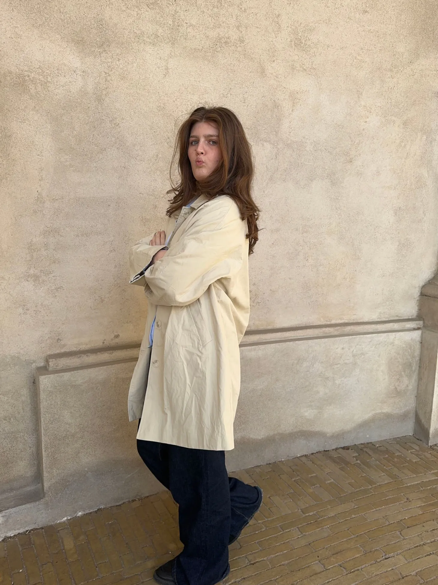 Lunaria frakke - Lys beige