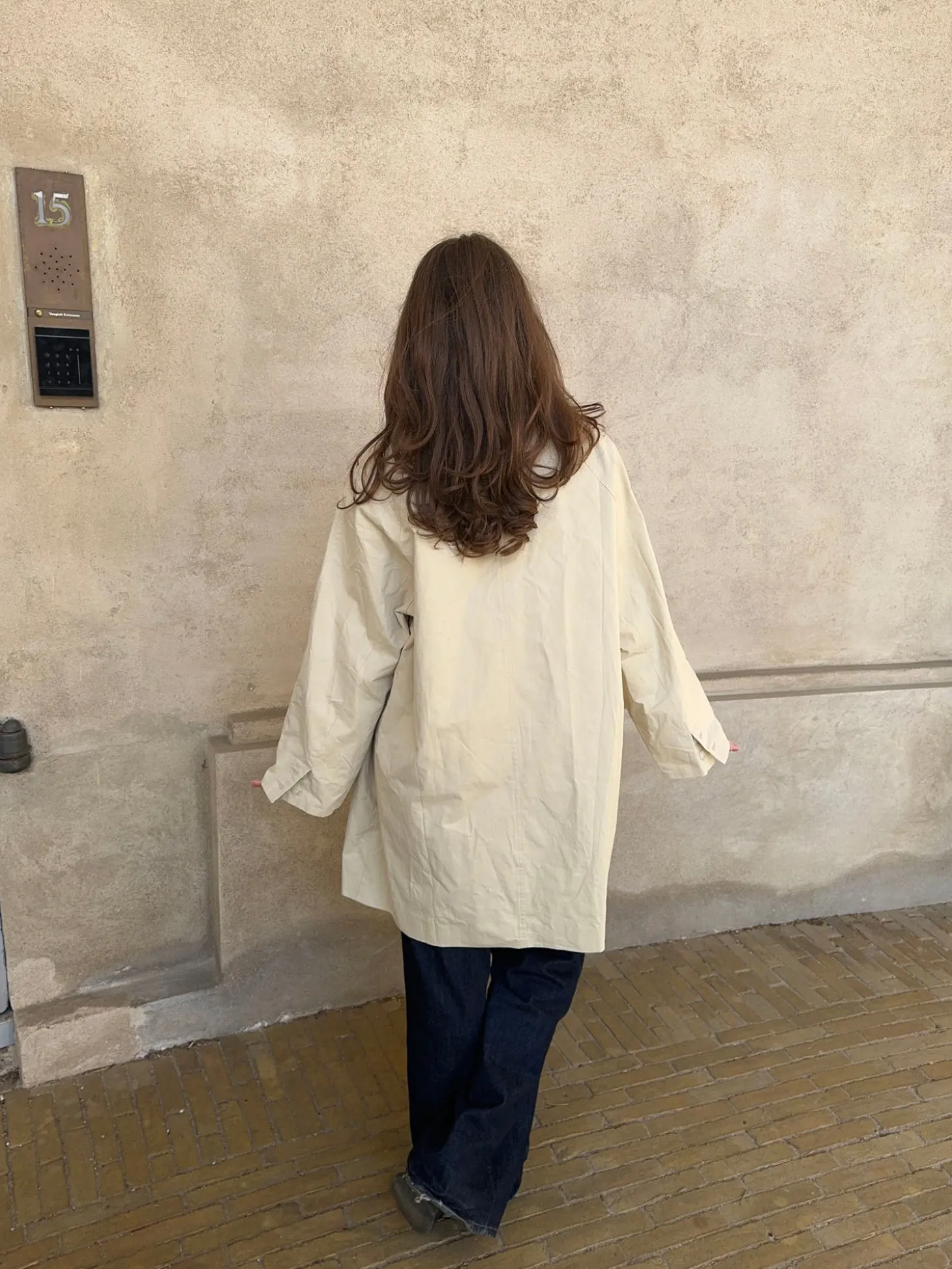 Lunaria frakke - Lys beige