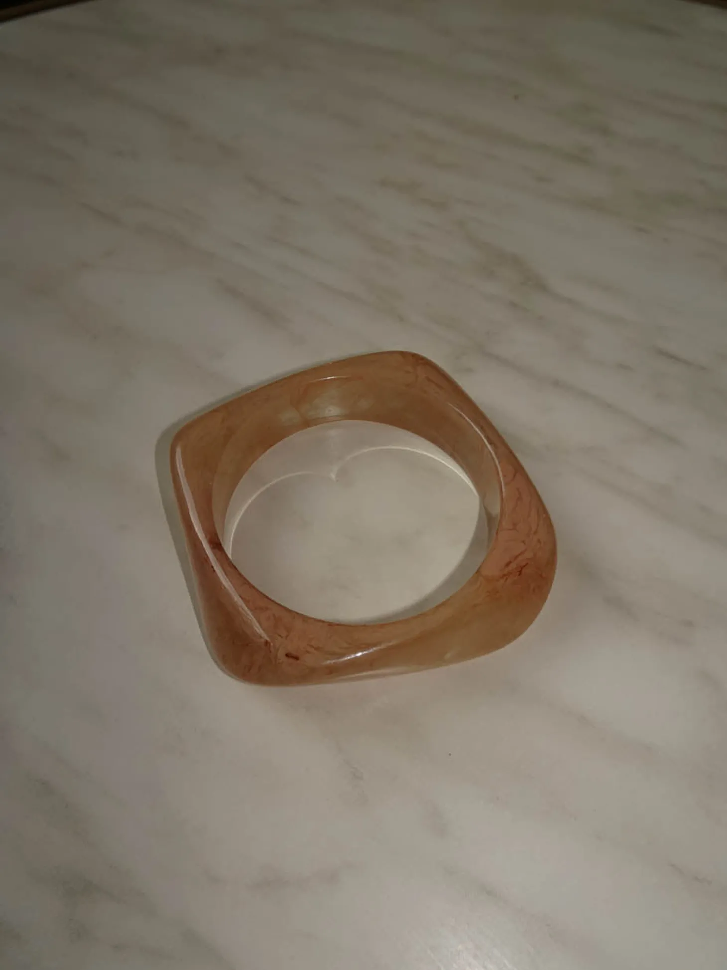 Lykke chunky armbånd - Lys karamel