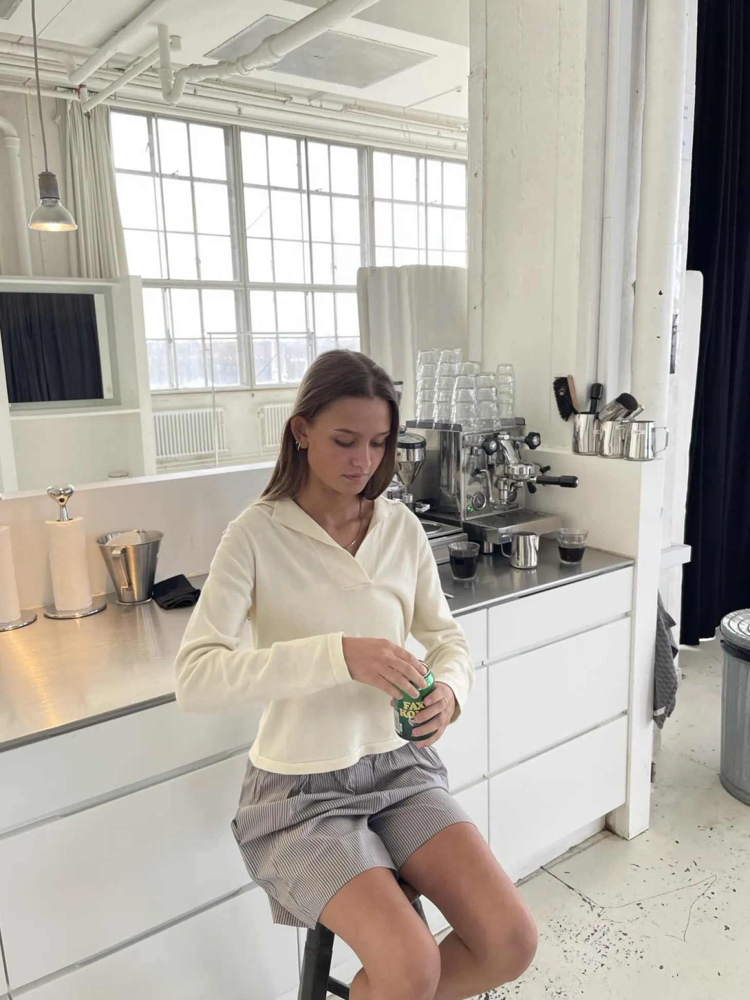 Maia strik - Creme/beige
