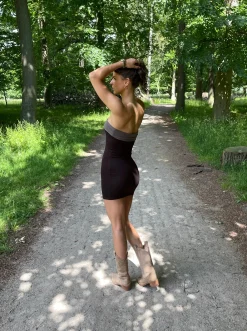 Maisy kjole - Brun