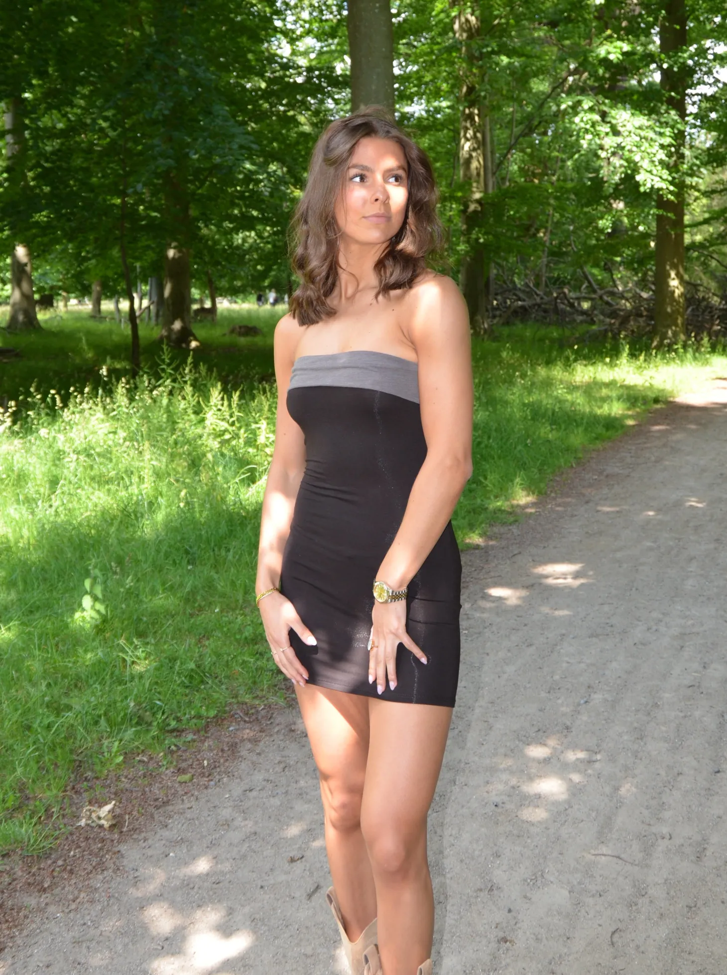 Maisy kjole - Brun
