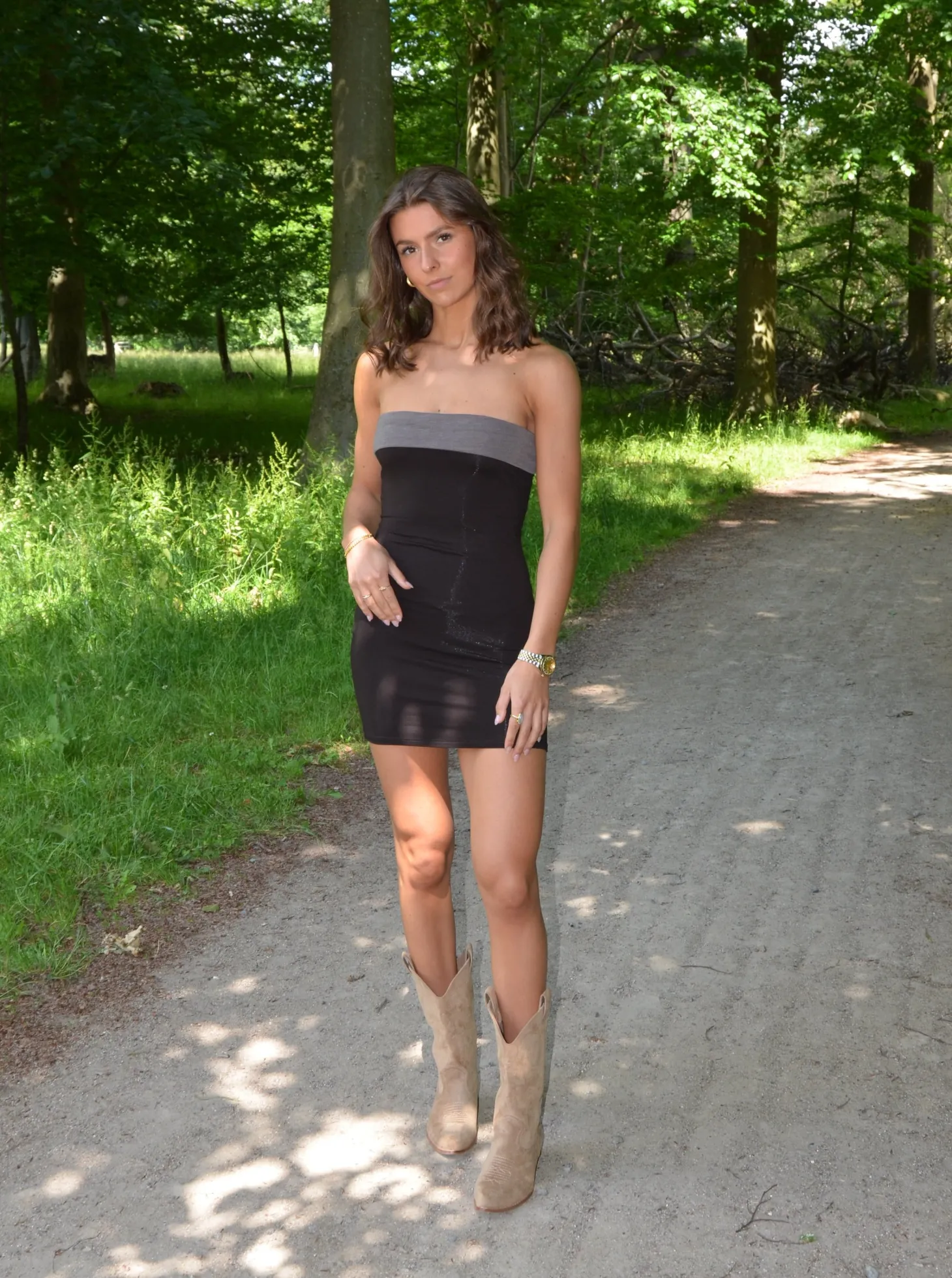 Maisy kjole - Brun