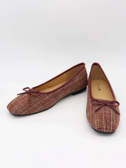 Manja ballerina i tern - Rød/hvid/grøn