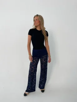 Marla blonde bukser - Navy