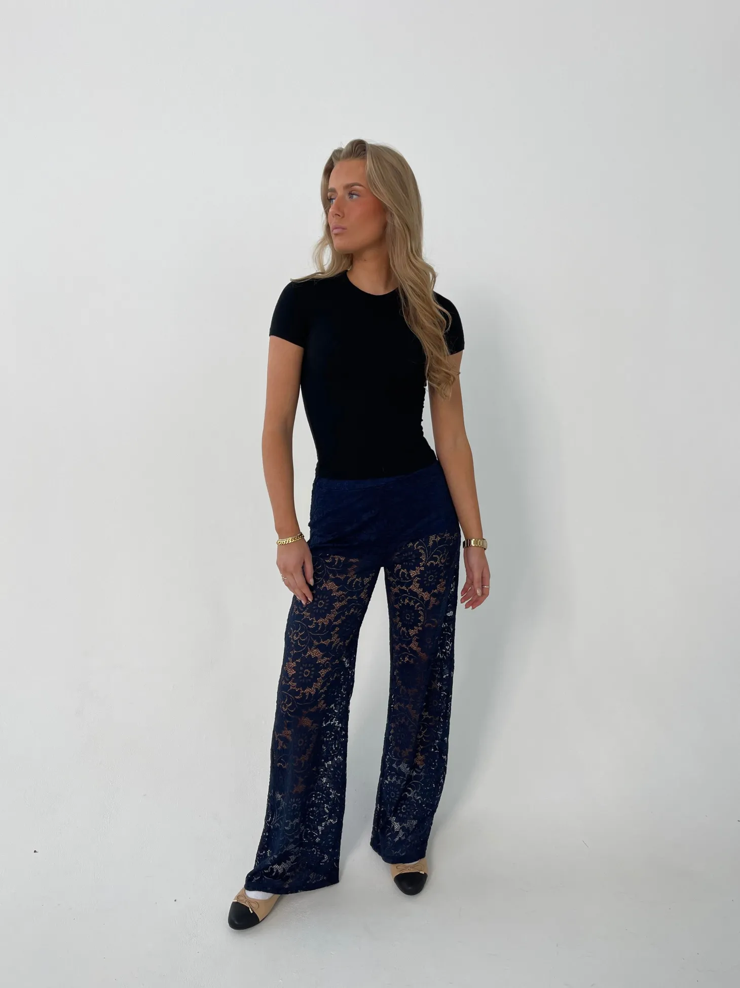 Marla blonde bukser - Navy