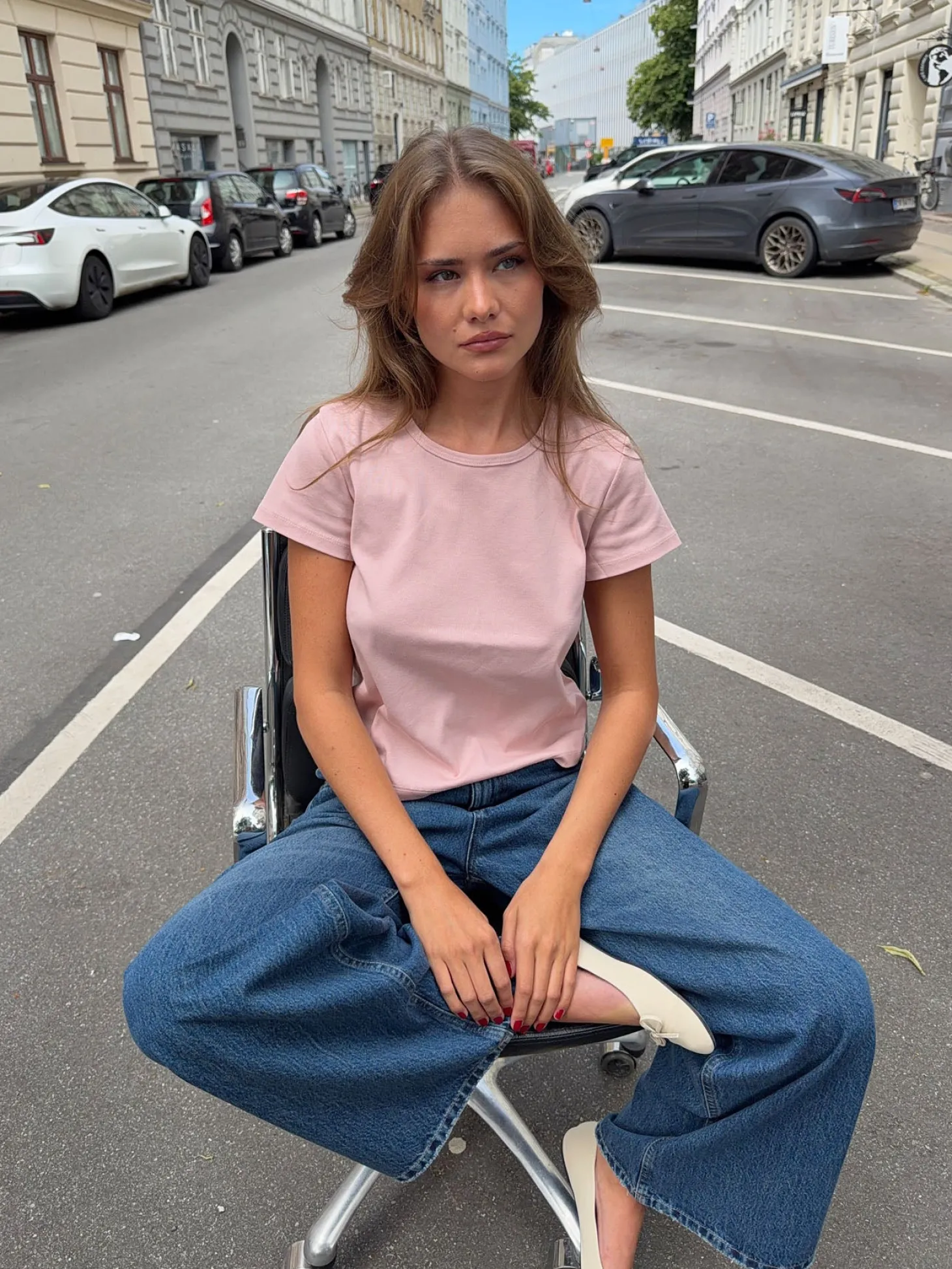 Marta t-shirt - Lyserød