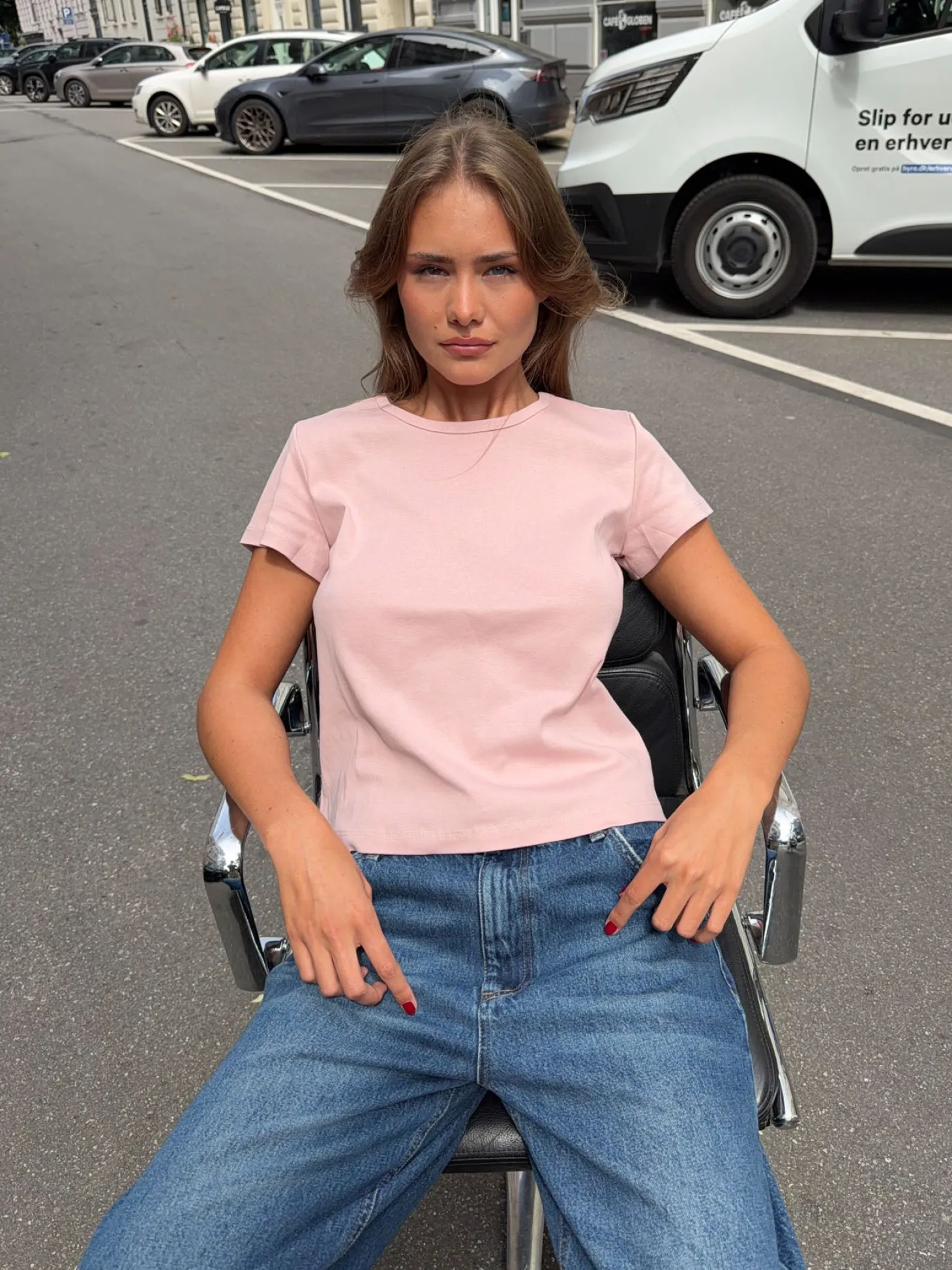 Marta t-shirt - Lyserød