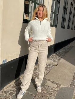 Matilde W hørbukser - beige