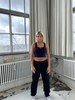 Matilde w hørbukser - Sort