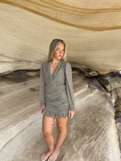 Matilde W kjole - Grøn