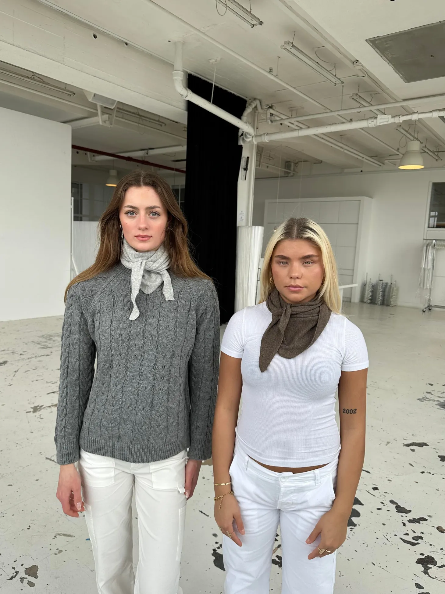 Mini scarf - Grå