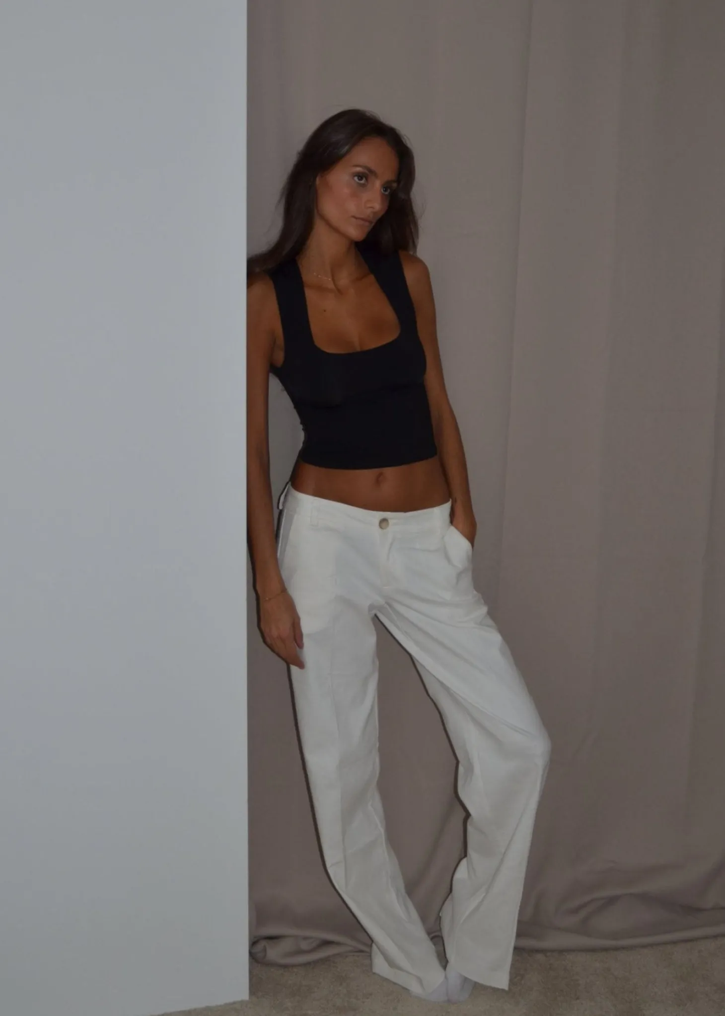 Mone top - Sort
