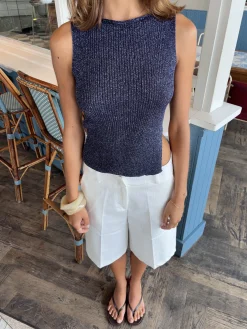 Montania glimmertop - Navy