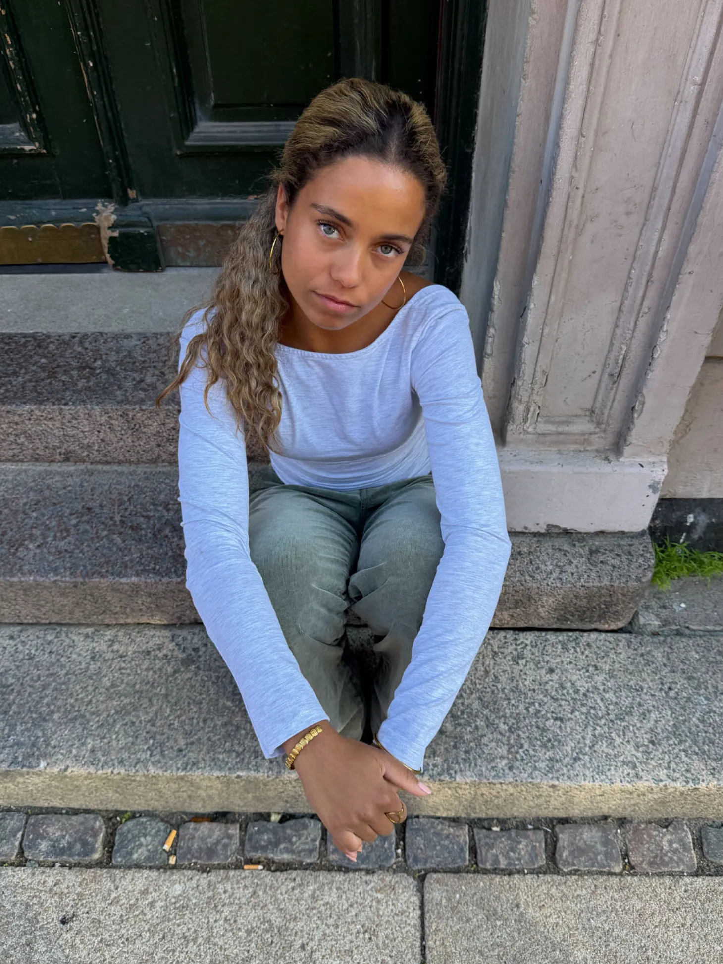 Noely bukser - Kaki
