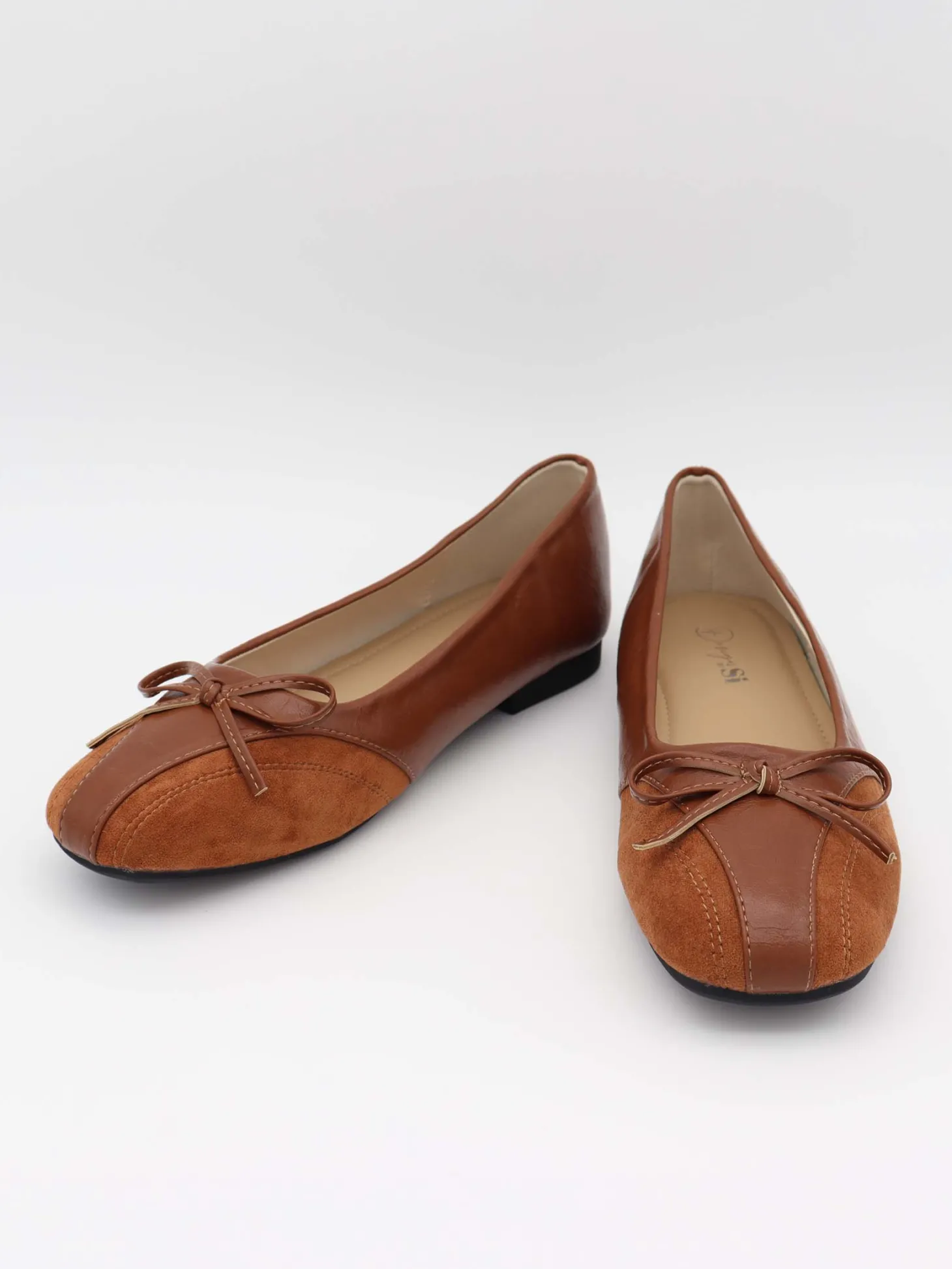 Nuella ballerina - Brun