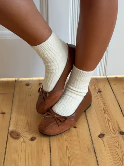 Nuella ballerina - Brun