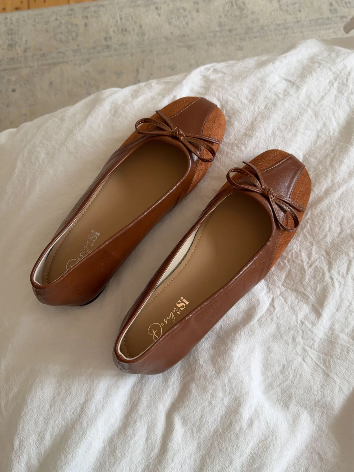 Nuella ballerina - Brun