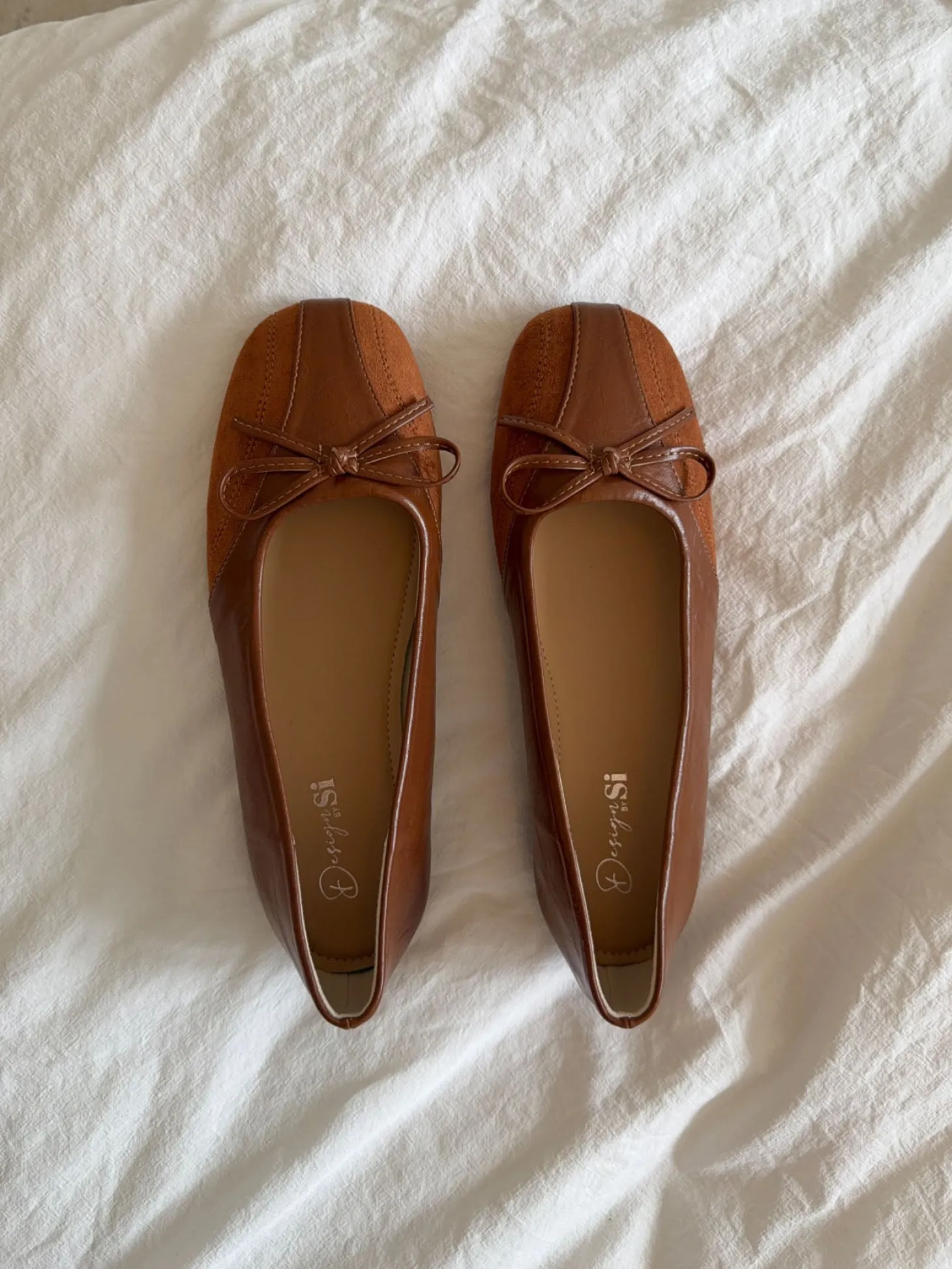Nuella ballerina - Brun
