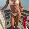 Paloma bikini med glimmer - Hvid