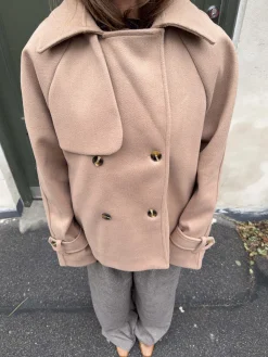 Patricia kort trenchcoat - Beige