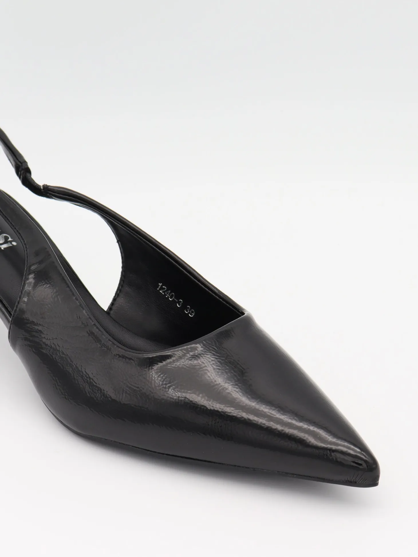 Robin slingback mules - Sort