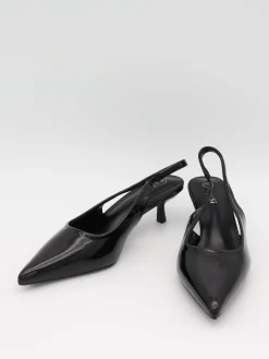 Robin slingback mules - Sort