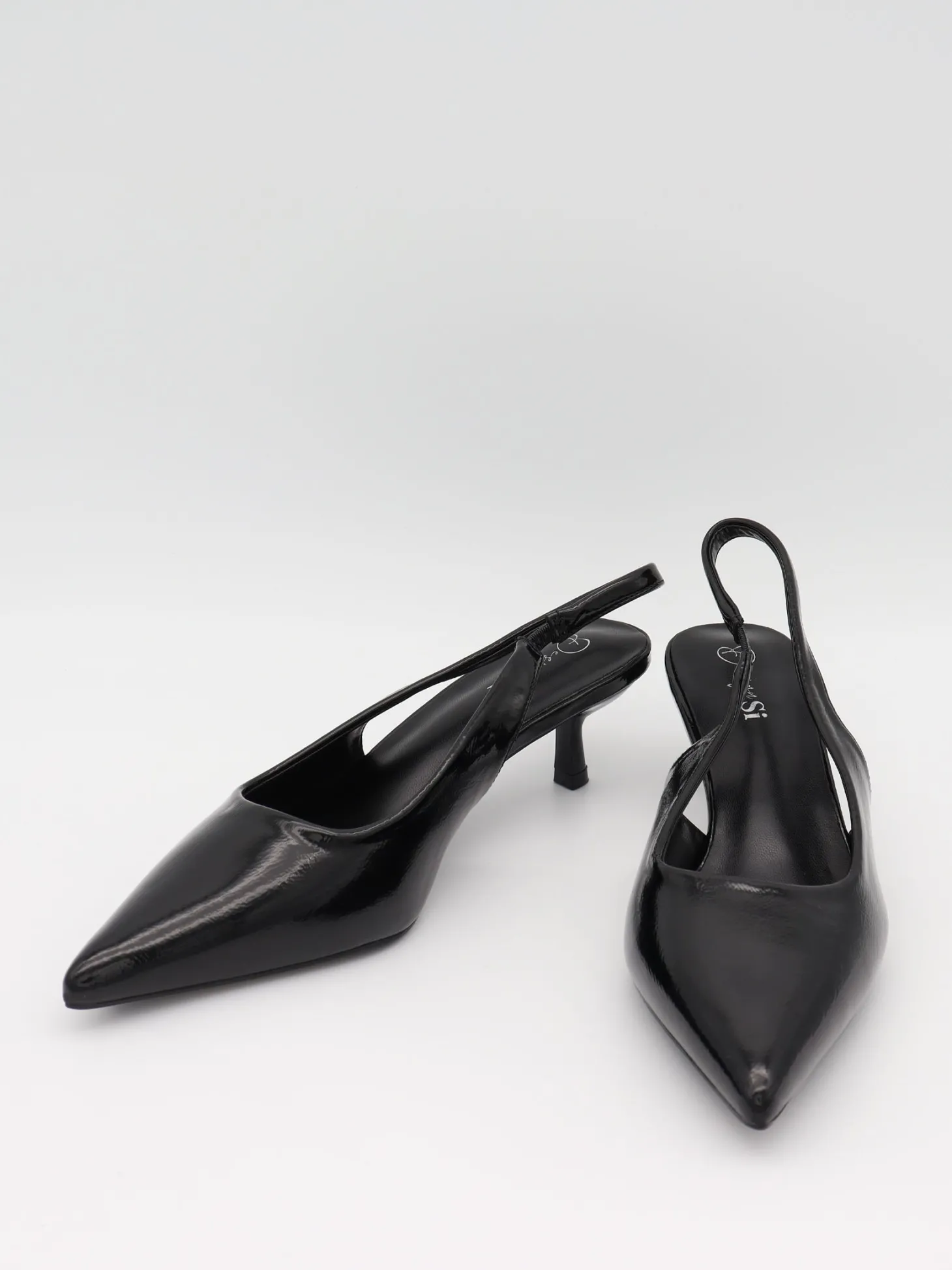 Robin slingback mules - Sort