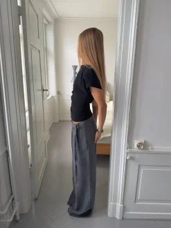 Ronya bukser med bælte - Grå