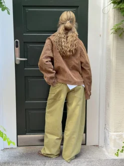 Rosie jakke i ruskind - Brun